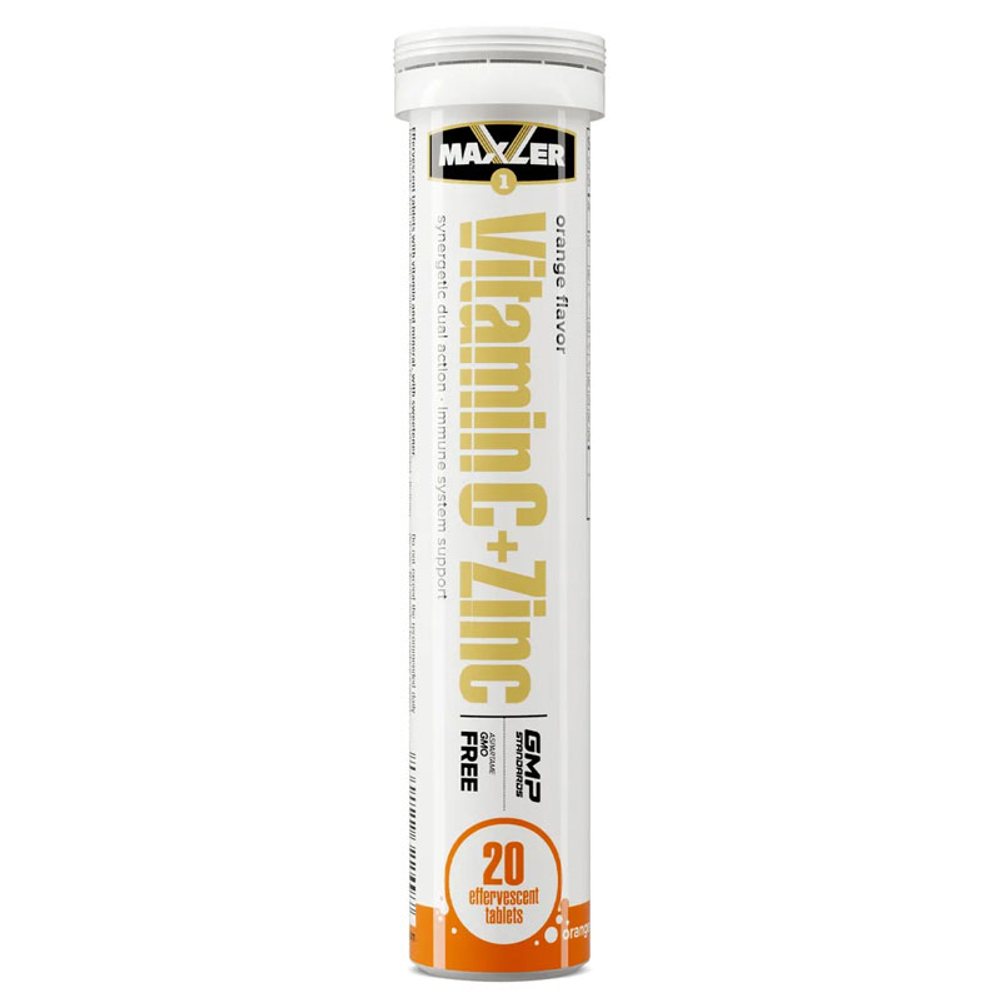 Maxler Vitamin C + Zinc Effervescent (20 шипуч. таб.)