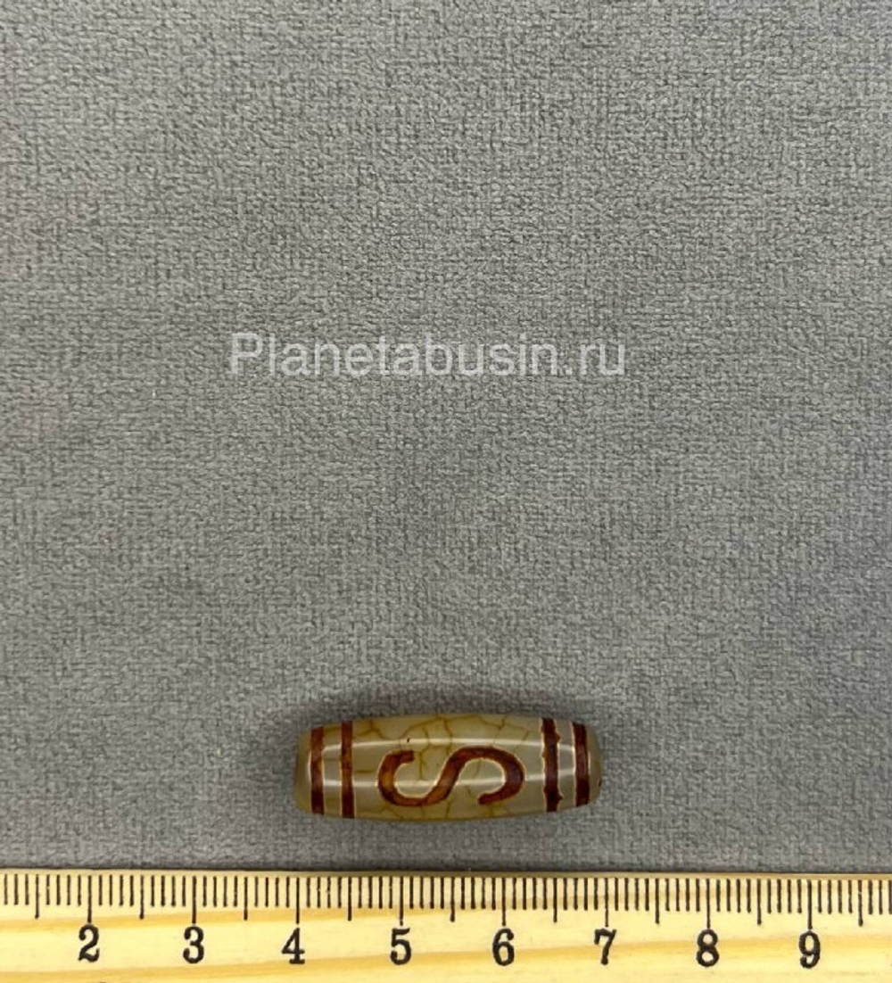 Бусина Дзи денежный крючок 1453