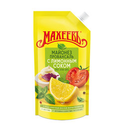 Майонез Махеевъ С лимонным соком 67% 190 гр