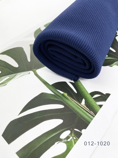 СИНИЙ - Кашкорсе с лайкрой, компакт пенье (1145 Ксения) (К1 - неравномерный прокрас)