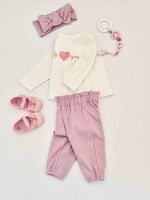 Комплект лонгслив+штанишки+повязка