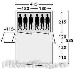 Палатка Outwell Montana Lake [110141]