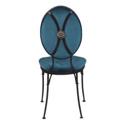 Стул кованый Аделаида Шоколад Амбер Того Лазурь