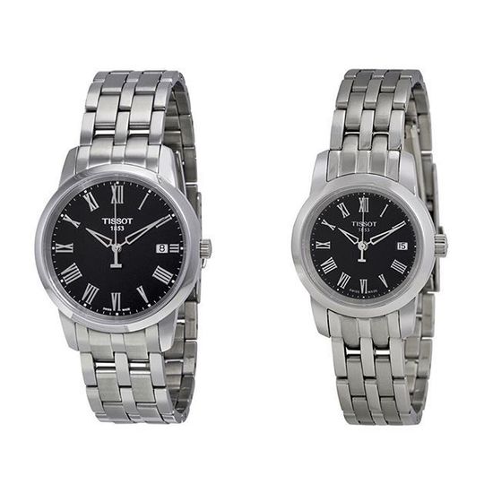 Парные часы TISSOT Classic Dream: T033.410.11.053.01 и T033.210.11.053.00