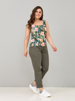 Майка М-040/пионы-акварель