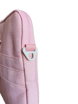 Сумка ноутбук женская экокожа QOZA, розовая