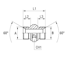 Соединение P BSP 1.1/2 - BSP 2