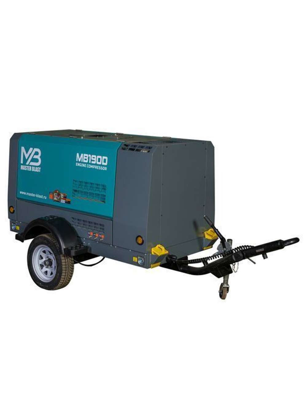 Винтовой компрессор Master Blast MB-190D-7 (дизельный)