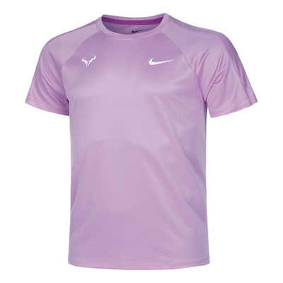 Мужское теннисное поло Nike Dri-Fit RAFA MNK Challenger T-Shirt Men - Lilac
