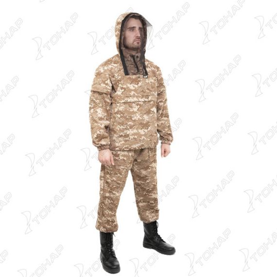 Костюм летний противоэнцефалитный СТОП-КЛЕЩ, цв.Бежевый Пиксель р.56-58/182 Helios (0)