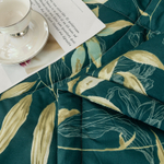 Комплект постельного белья Сатин с Одеялом 100% хлопок на резинке OBR131