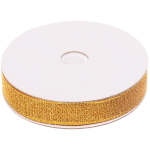 Лента для декорирования «Блеск» 1,2 см, 2,7 м, Золото