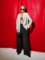 Пиджак одноборный в бежевом цвете