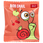 Bob Snail, фруктовое желе, яблоко и вишня, 10 шт., 90 г