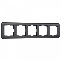 Рамка на 5 постов Werkel Stream (графит) W0052104