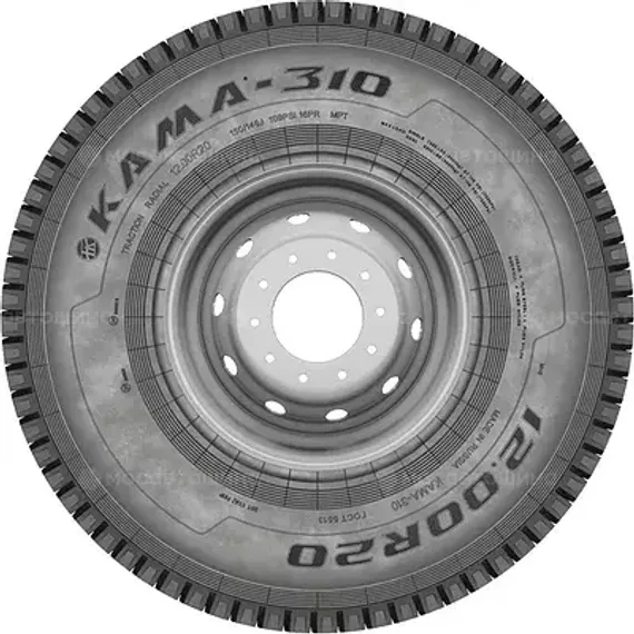 Кама 310 12x20 154/149K (Ведущая ось)