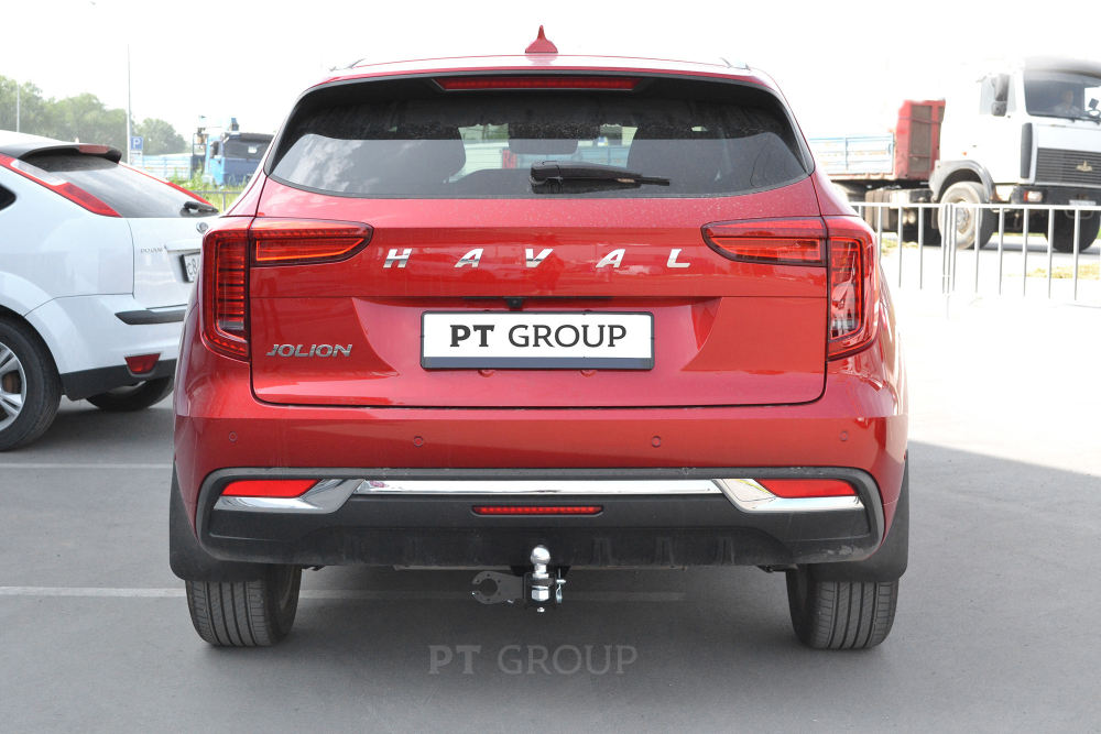 Фаркоп PT GROUP /съемный квадрат/ HAVAL Jolion 2021-(паспорт и сертификат в комплекте)(без электрики) арт.HVJ-21-991122.00