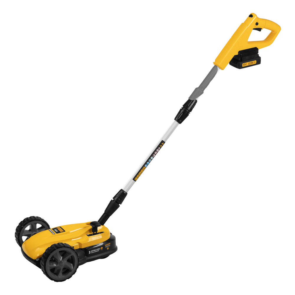 Портативная аккумуляторная газонокосилка CLM-22, Li-ion, 20В, 220 мм // Denzel