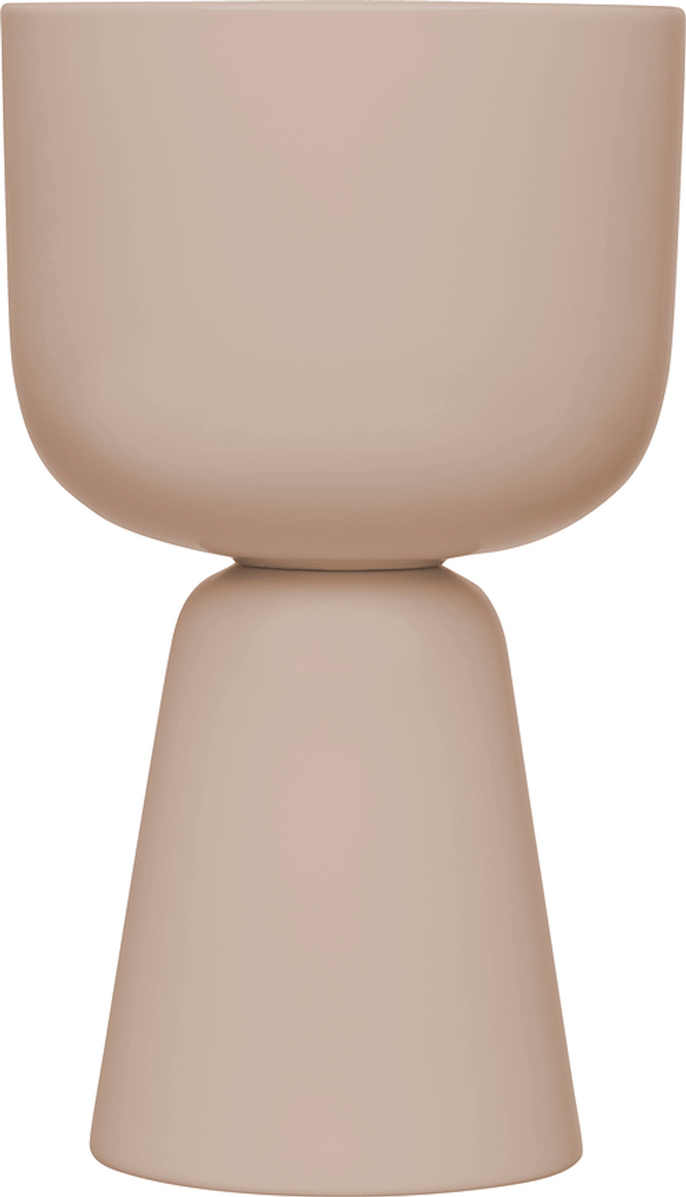 Горшок Iittala Nappula, керамика, 15,5 см, бежевый
