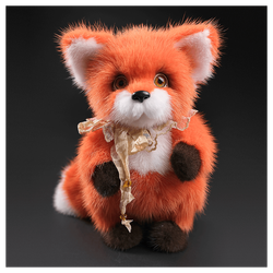 Мягкая игрушка из меха «Лисичка Ася»