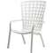 Пластиковое уличное кресло Folio белое | Nardi | Италия