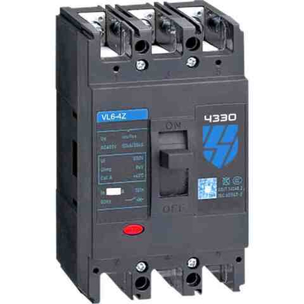 Литой автоматический выключатель VL6-4Z-125-L-3P-T-50A