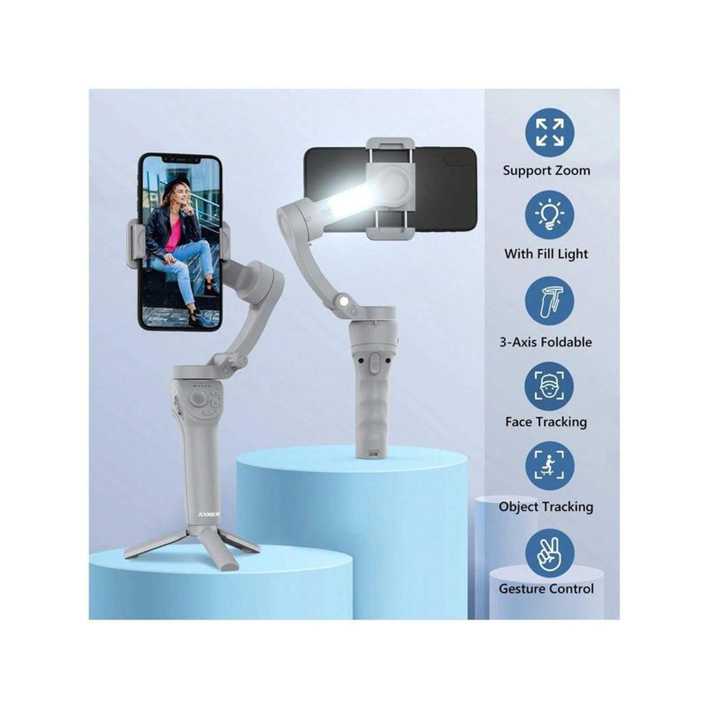 Стабилизатор Axnen HQ6 Three-Axis Foldable Handheld Stabilizer