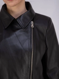 Косуха женская оверсайз из натуральной кожи Турция