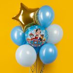 Шар (18''/46 см) Круг, Дружная команда, 1 шт. в уп.