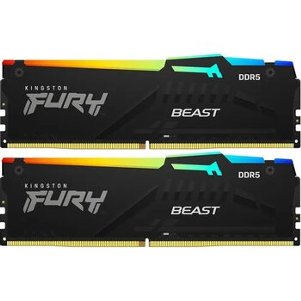 Оперативная память KINGSTON FURY Beast DDR5 64GB 6000MHz CL36 UDIMM KF560C36BBEAK2-64