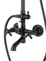 Душевая система WONZON & WOGHAND RETRO, Черный матовый (WW-88739020-MB)