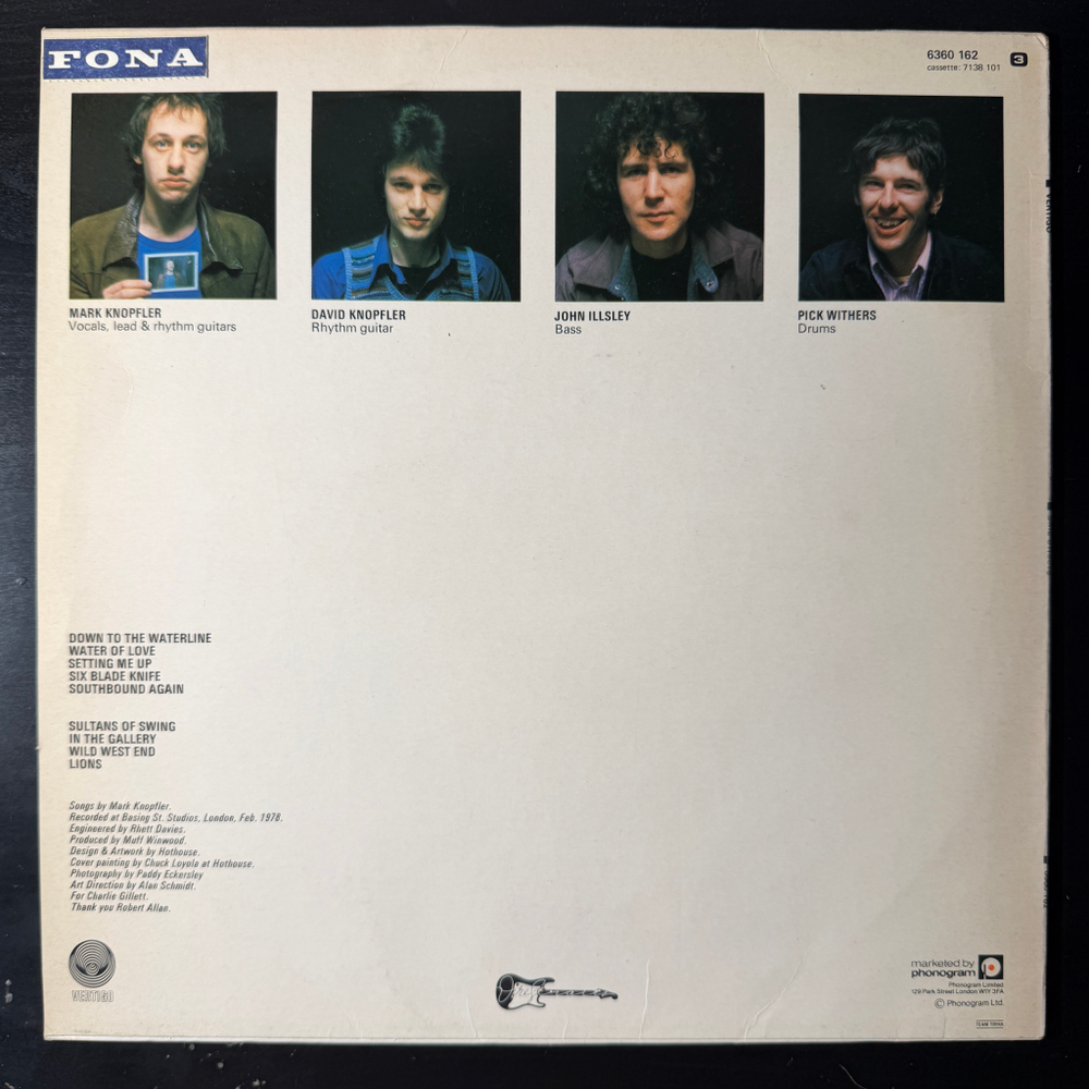 Dire Straits - Dire Straits (Скандинавия 1978г.)