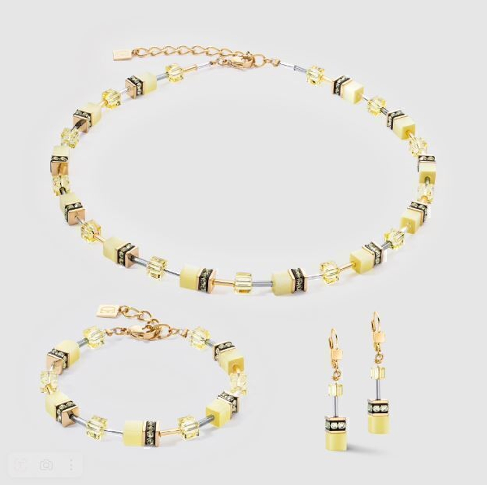 Колье Coeur de Lion Light yellow 4020/10-0120