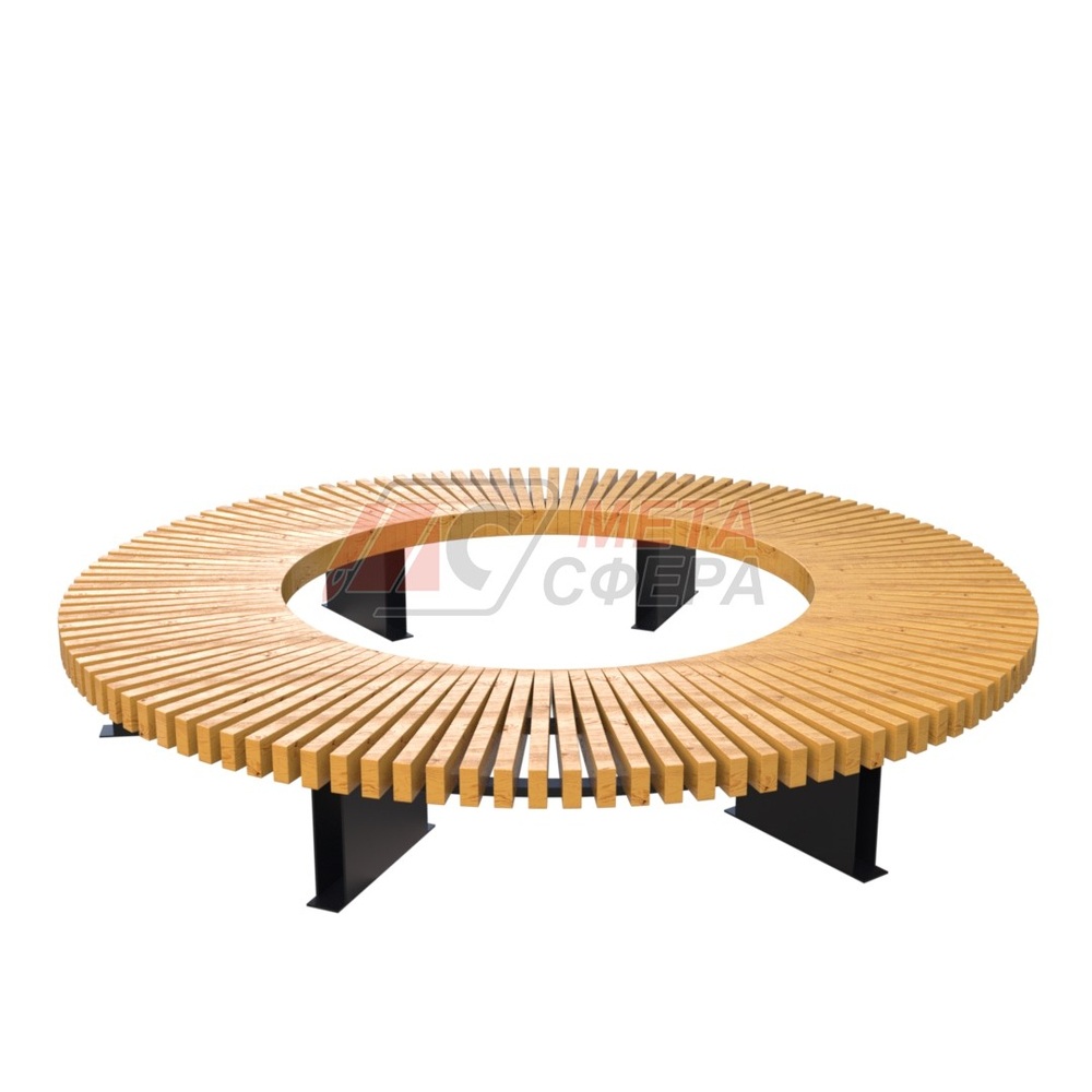 Лавка Rail Road 03 круг