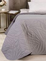 Покрывало на кровать, стеганое, поплин с размерами 215х220