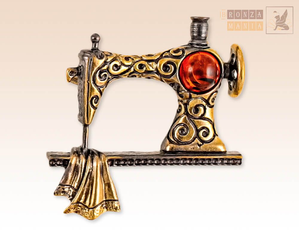 брошь Швейная Машинка