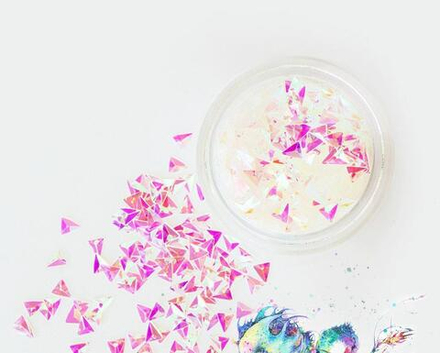 1272 Чешуя дракона 3D треугольники 3 мм