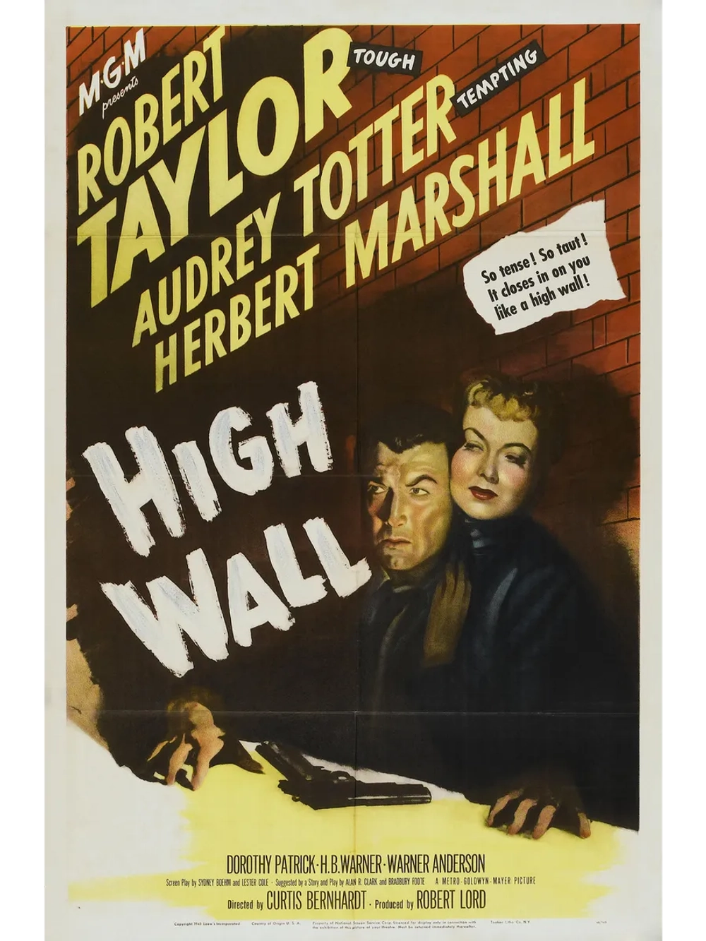 Высокая стена (1947) (DVD-R)