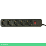 Сетевой фильтр PC Pet AP01006-3-BK черный