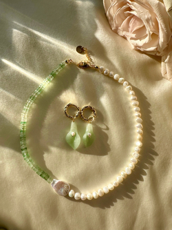 Ожерелье Лайм из жемчуга