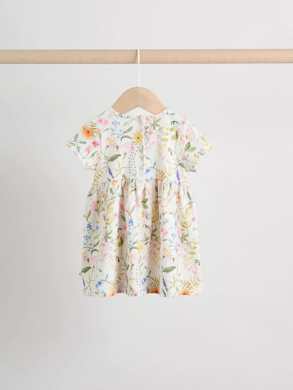 Платье для девочки Next W59-252, 2 шт., Розовый, Молочный