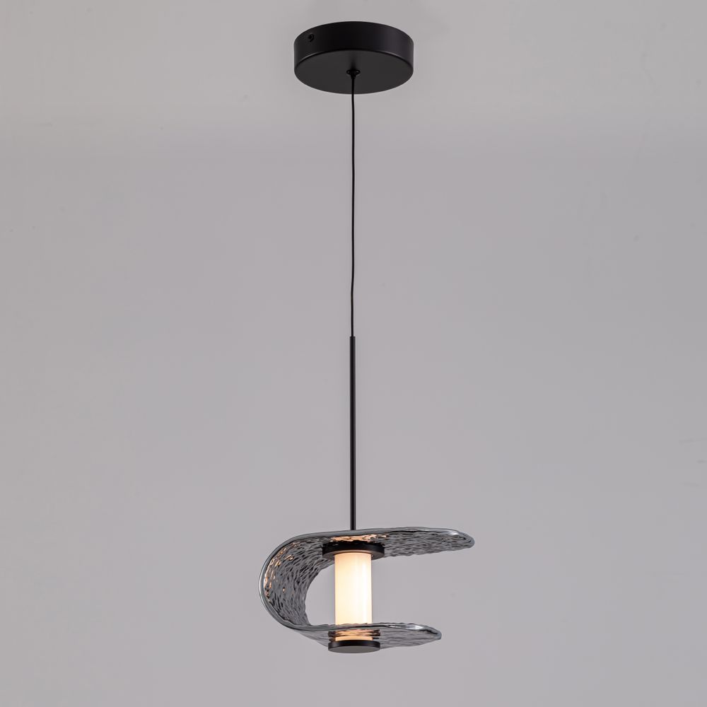 Подвесной светильник MD24020901-1A black/smoky