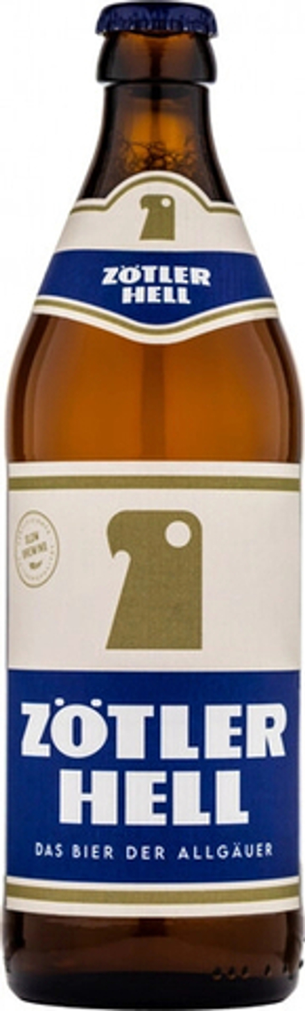 Пиво Цотлер Байришь Хель / Zotler Bayerisch Hell 0.5 - стекло