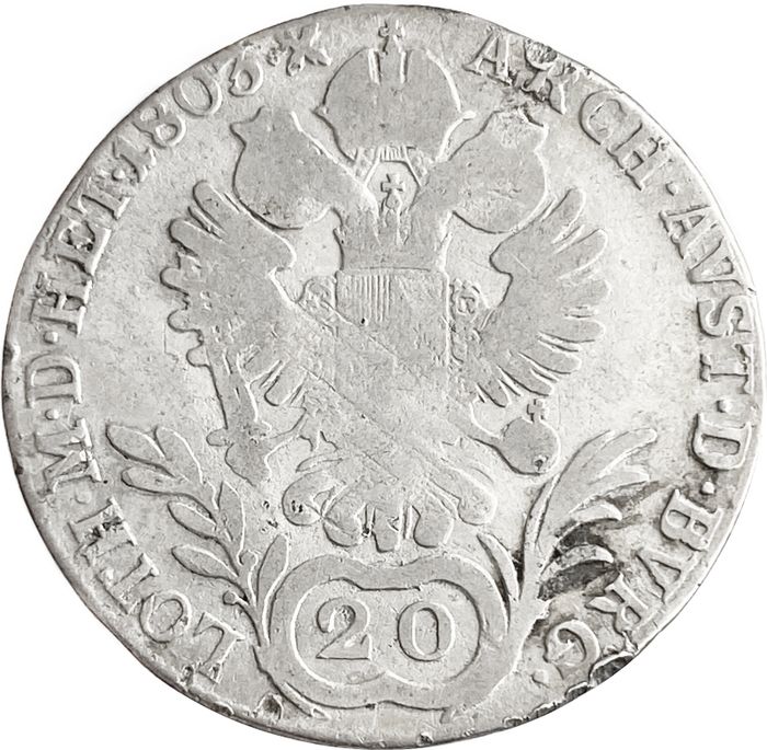 20 крейцеров 1803 Австрия G