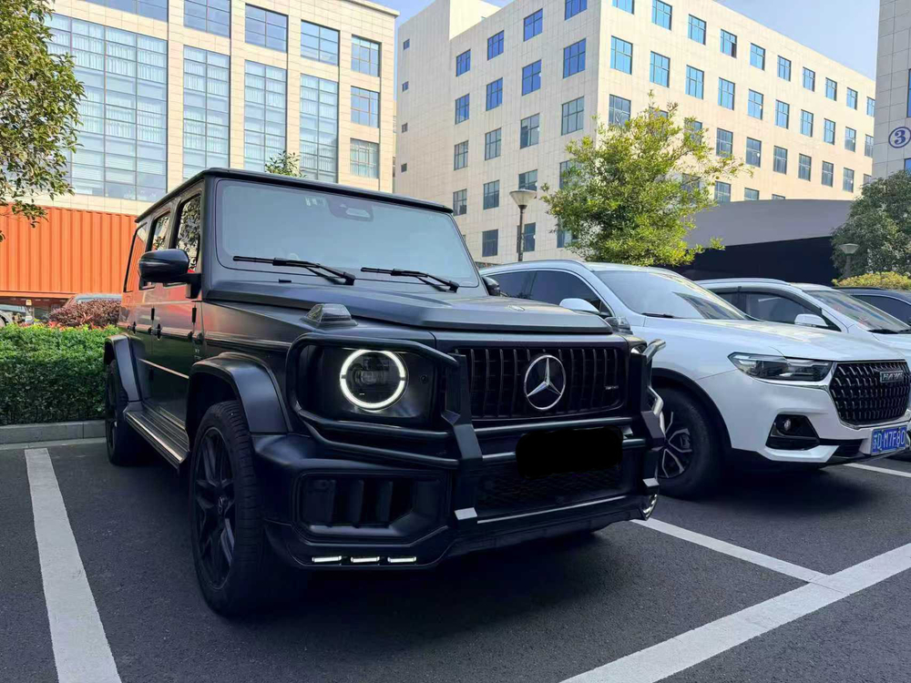 Губа переднего бампера со светом для Mercedes-Benz G-Class W465 G63 G500 G450d 2025+ гелик гелентваген обвес свет фары