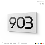 Номер на дверь 903, табличка на дверь для офиса, квартиры, кабинета, аудитории, склада, белая 120х70 мм, Айдентика Технолоджи