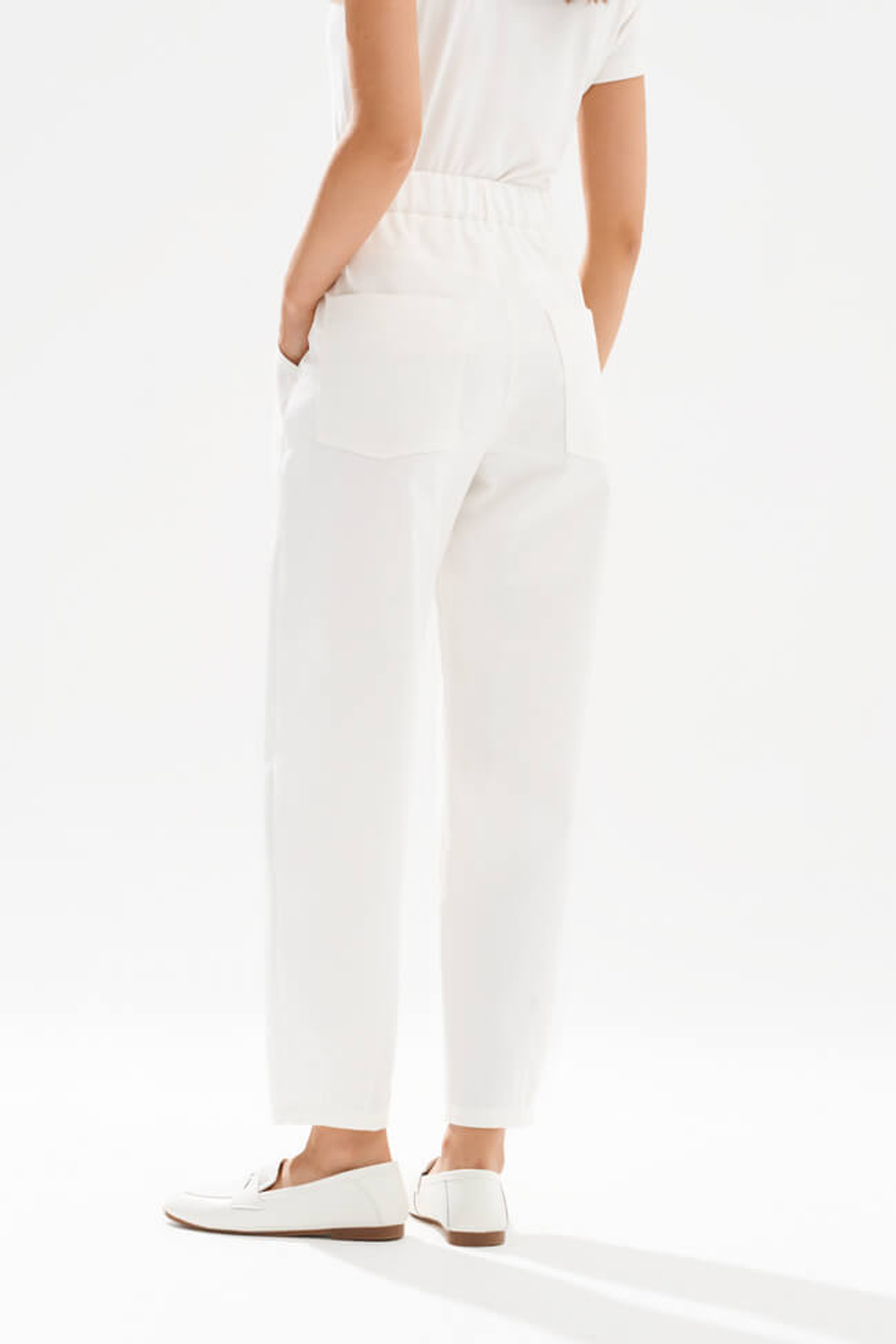 31280 Брюки женские (молочный)