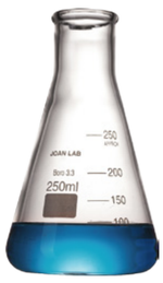 Колба коническая, 250 мл, узкое горло