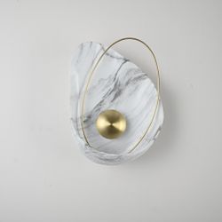 Настенный Светильник Clam Белый Мрамор By Imperiumloft