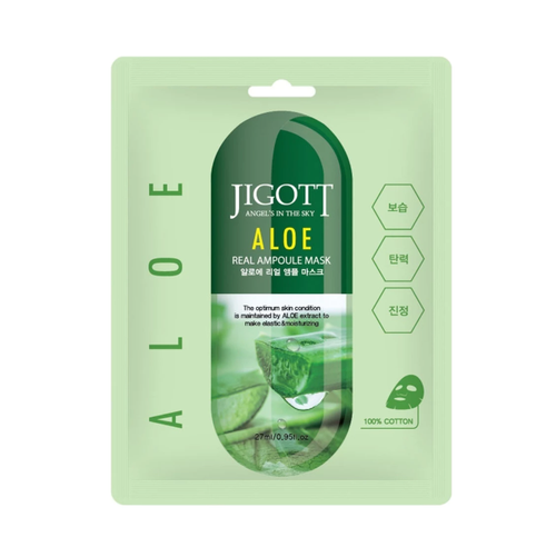 JIGOTT Тканевая маска для лица с экстрактом с Алоэ